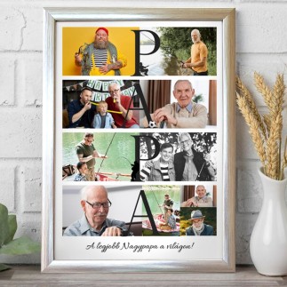 Köszöntő - Papa apák napi fotókollázs | MyPrintPix