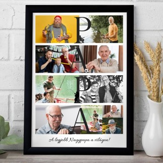 Köszöntő - Papa apák napi fotókollázs | MyPrintPix