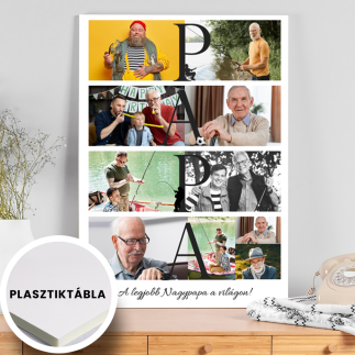 Köszöntő - Papa apák napi fotókollázs | MyPrintPix