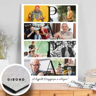 Köszöntő - Papa apák napi fotókollázs | MyPrintPix