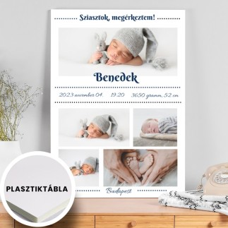 Megérkeztem sok képes babás fotókollázs | MyPrintPix