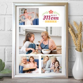Köszöntő - Best Mom ever anyák napi fotókollázs | MyPrintPix