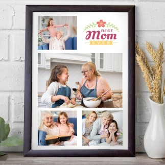 Köszöntő - Best Mom ever anyák napi fotókollázs | MyPrintPix