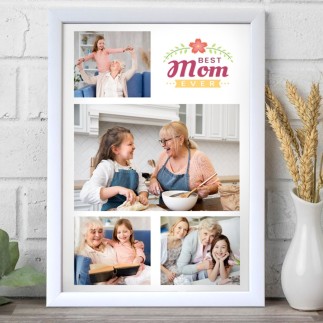 Köszöntő - Best Mom ever anyák napi fotókollázs | MyPrintPix