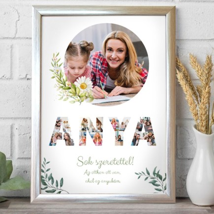 Köszöntő Anya 4 anyák napi fotókollázs | MyPrintPix