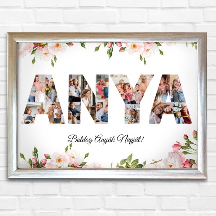 Anya fekvő anyák napi fotókollázs | MyPrintPix