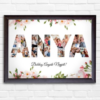Anya fekvő anyák napi fotókollázs | MyPrintPix