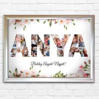 Anya fekvő anyák napi fotókollázs | MyPrintPix