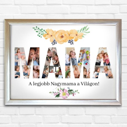 Mama fekvő anyák napi fotókollázs | MyPrintPix