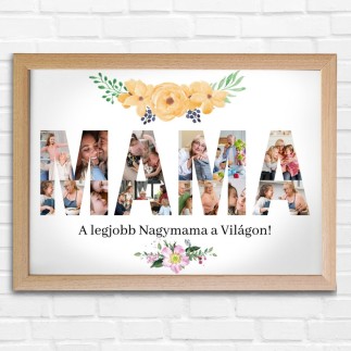 Mama fekvő anyák napi fotókollázs | MyPrintPix