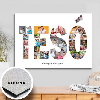Tesó fekvő fotókollázs | MyPrintPix