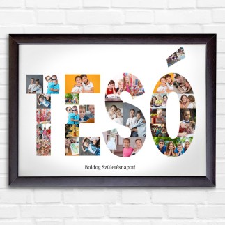 Tesó fekvő fotókollázs | MyPrintPix