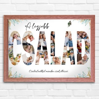 Család fekvő családi fotókollázs | MyPrintPix