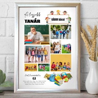 A legjobb tanár ballagási fotókollázs | MyPrintPix