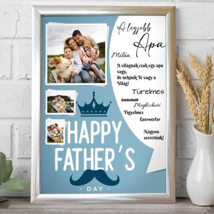 A legjobb- Apa apák napi fotókollázs | MyPrintPix