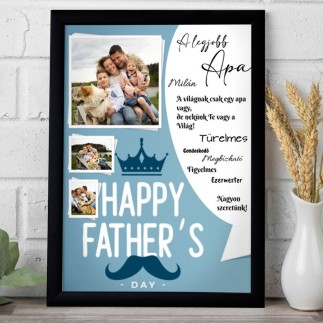 A legjobb- Apa apák napi fotókollázs | MyPrintPix