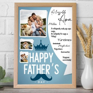 A legjobb- Apa apák napi fotókollázs | MyPrintPix