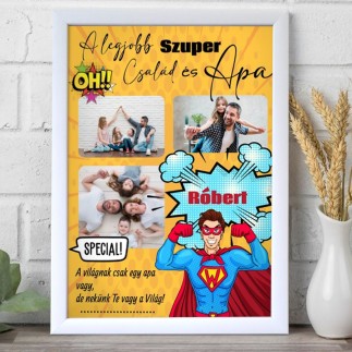 Szuper Apa apák napi fotókollázs | MyPrintPix