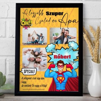 Szuper Apa apák napi fotókollázs | MyPrintPix