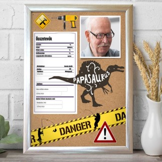 Papasaurus apák napi fotókollázs | MyPrintPix