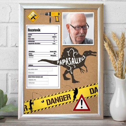 Papasaurus apák napi fotókollázs | MyPrintPix