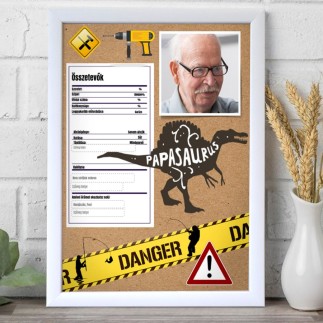 Papasaurus apák napi fotókollázs | MyPrintPix