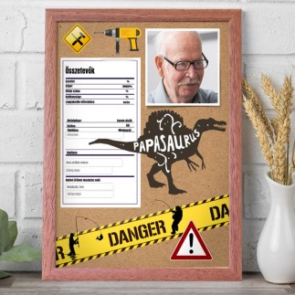 Papasaurus apák napi fotókollázs | MyPrintPix