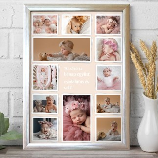 Köszöntő 1éves lettem- 12 képes babás fotókollázs | MyPrintPix