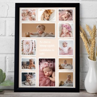 Köszöntő 1éves lettem- 12 képes babás fotókollázs | MyPrintPix