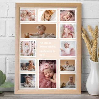 Köszöntő 1éves lettem- 12 képes babás fotókollázs | MyPrintPix