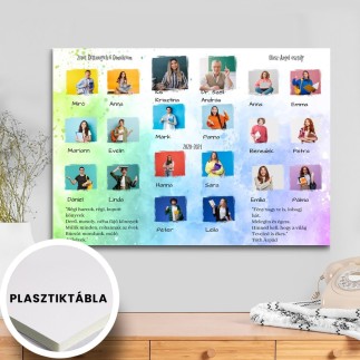 Ballagás- Akvarell ballagási fotókollázs | MyPrintPix