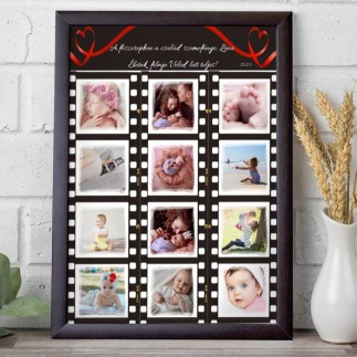 Köszöntő 12 képes- filmszalag fotókollázs | MyPrintPix