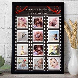 Köszöntő 12 képes- filmszalag fotókollázs | MyPrintPix