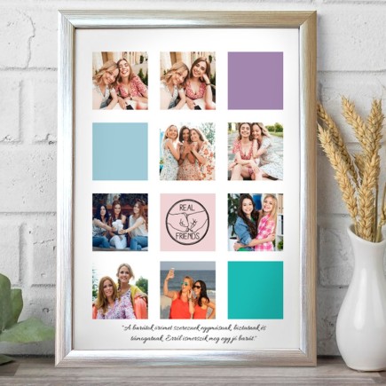 Köszöntő - Friends baráti fotókollázs | MyPrintPix