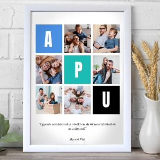 Apu apák napi fotókollázs | MyPrintPix