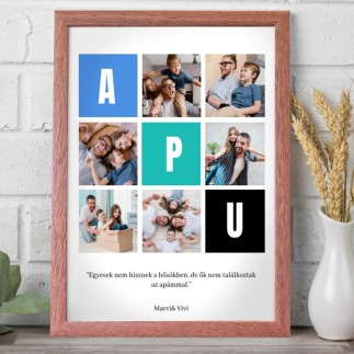 Apu apák napi fotókollázs | MyPrintPix