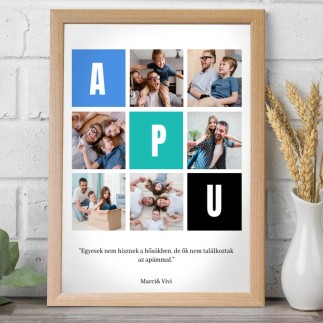 Apu apák napi fotókollázs | MyPrintPix