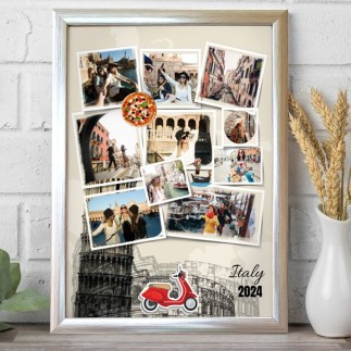 Italy utazós fotókollázs | MyPrintPix