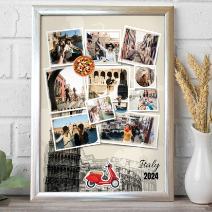 Italy utazós fotókollázs | MyPrintPix