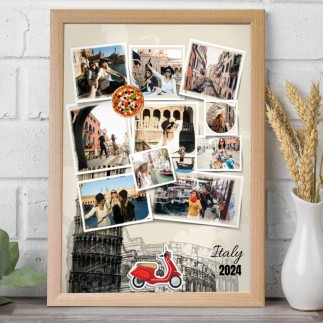 Italy utazós fotókollázs | MyPrintPix