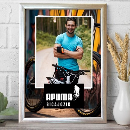 Apuma-biciklizik apák napi fotókollázs | MyPrintPix