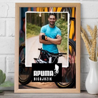 Apuma-biciklizik apák napi fotókollázs | MyPrintPix