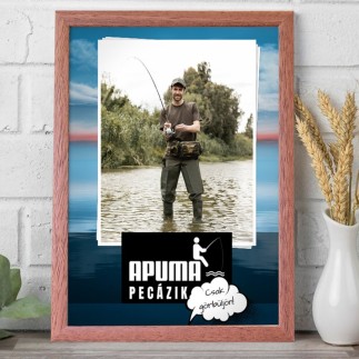Apuma-horgászik apák napi fotókollázs | MyPrintPix