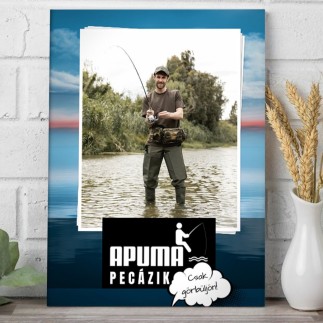 Apuma-horgászik apák napi fotókollázs | MyPrintPix