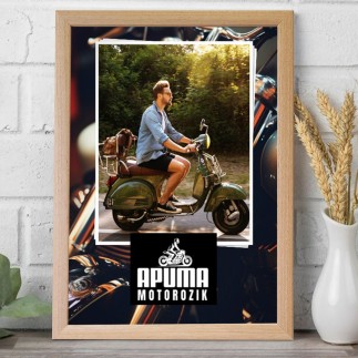 Apuma-motorozik apák napi fotókollázs | MyPrintPix