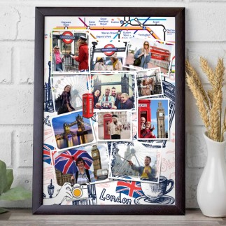 England utazós fotókollázs | MyPrintPix