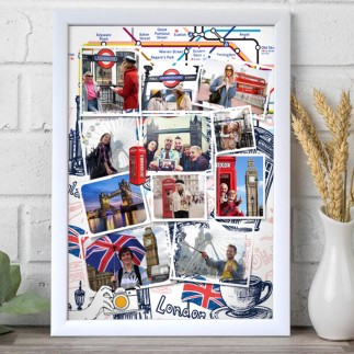 England utazós fotókollázs | MyPrintPix