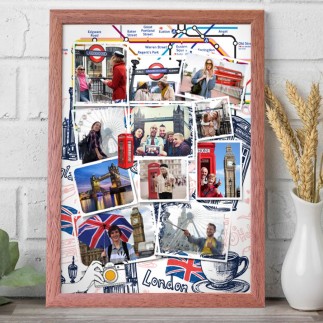 England utazós fotókollázs | MyPrintPix