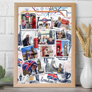 England utazós fotókollázs | MyPrintPix