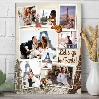 Paris utazós fotókollázs | MyPrintPix